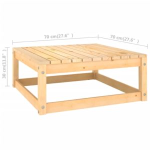 10-dielna záhradná sedacia súprava+podložky, borovicový masív - Image 10